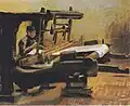 Weaver Facing Right (Half-Figure), 1884, Private collection (F162)