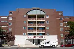 View of the front facade