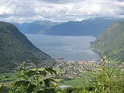 View of Vikøyri