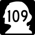 State Route 109 marker
