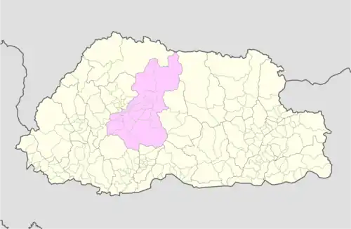 Location of Nahi Gewog