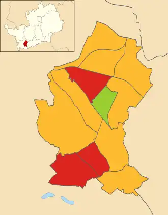 2011 results map