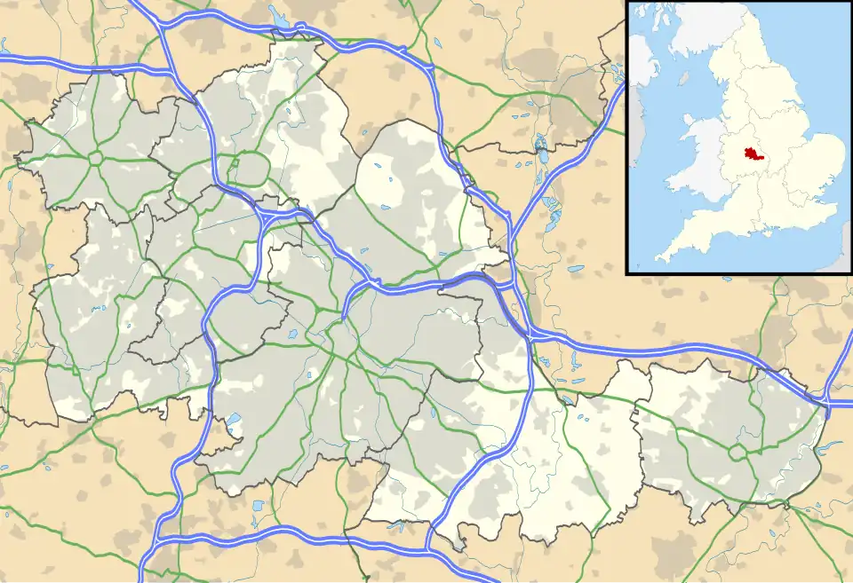Nechells is located in West Midlands county
