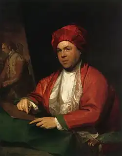 Portrait of William Woollett by Gilbert Stuart