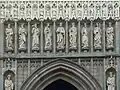 Statues above the portal