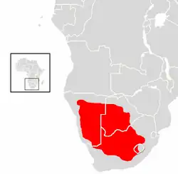 Map of range