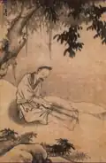 Old Man Making Straw Shoes